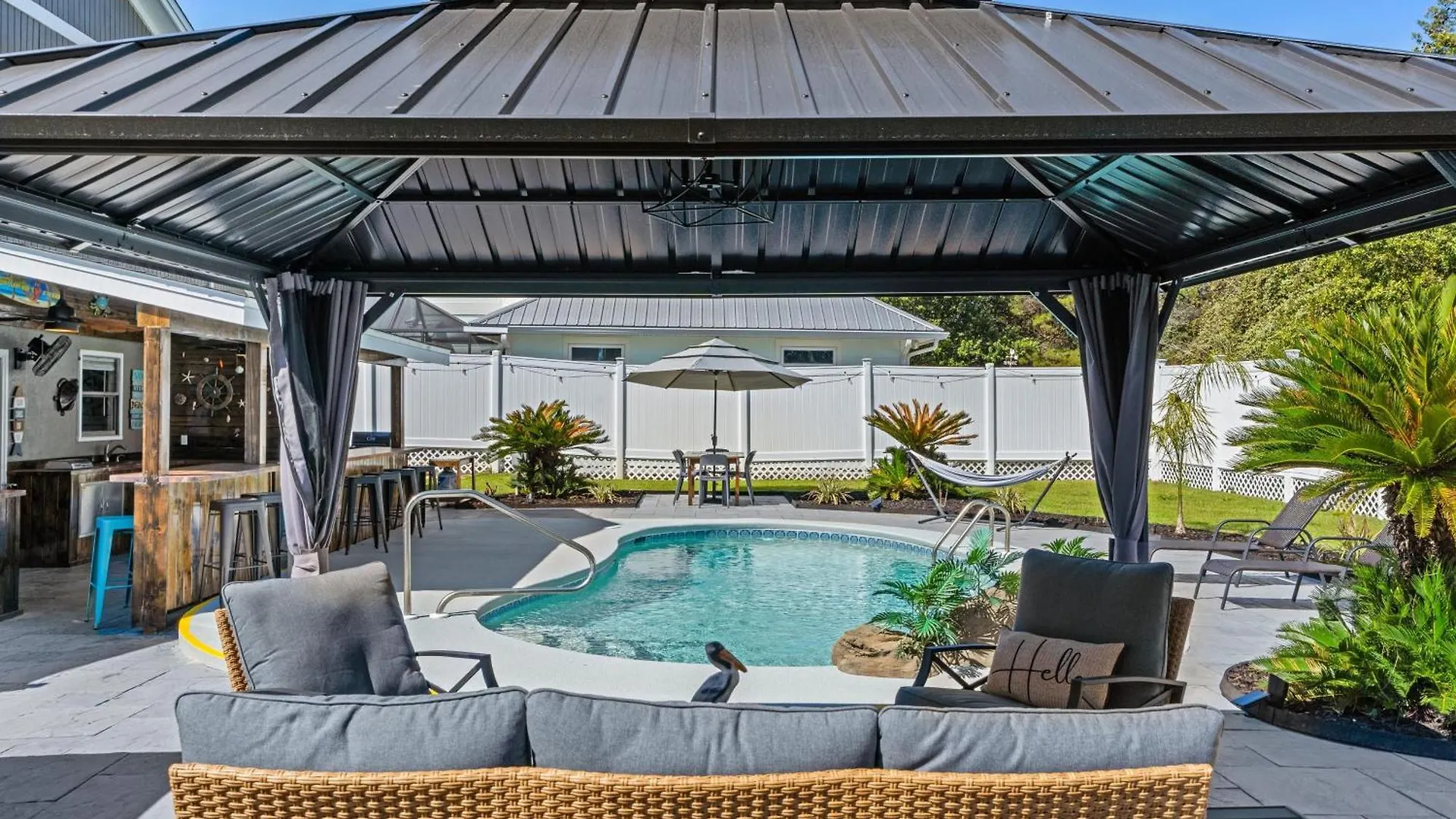Pcb Group-Friendly Duplex W Pool Backyard Lounge 2 Kitchens Villa Panama City Beach Tatil Evi